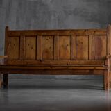 Rustic Travail Populaire Bench, France, 19th Century