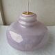 Glass pendant light