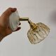 Vintage amber glass lampshade - tableware collection