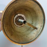 Opaline brass lamp