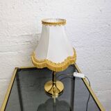 Gold metal bedside lamp