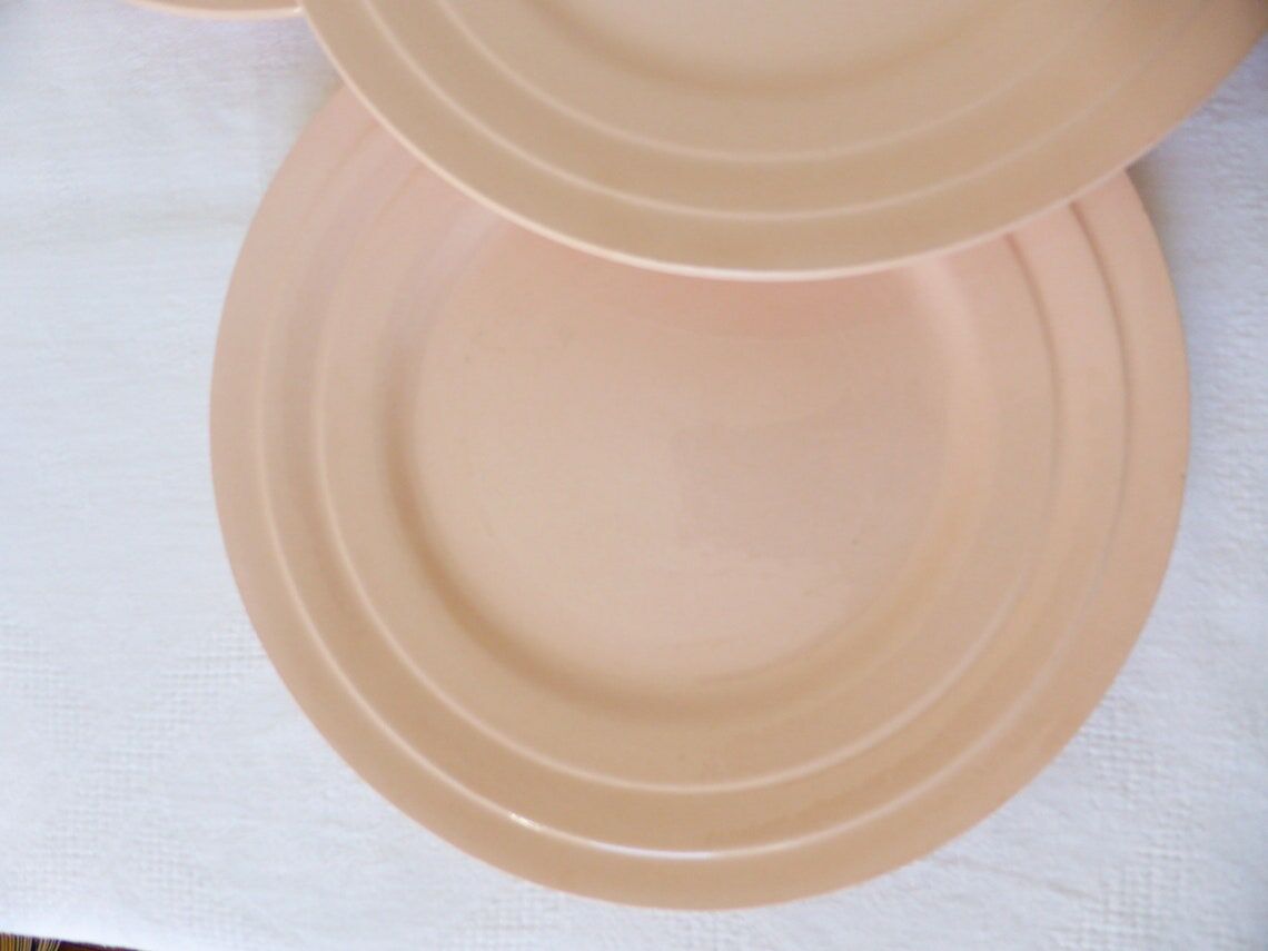 Set of 4 vintage porcelain dessert plates