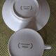 Large breakfast cup Design 1996 Ultra Platinum-silver