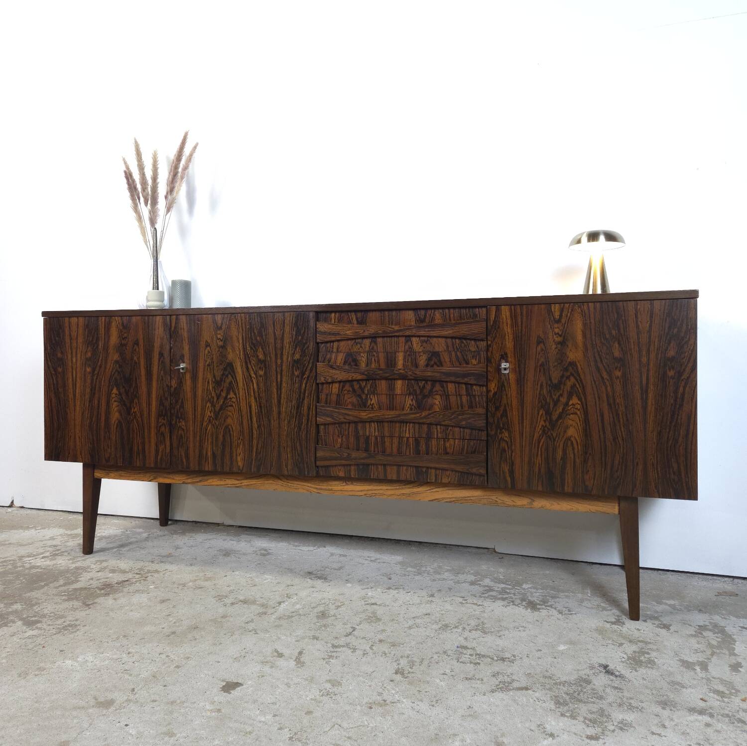 Vintage 60s - 70s rosewood sideboard TV cabinet