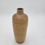Vase artisanal vintage en grès pyrité
