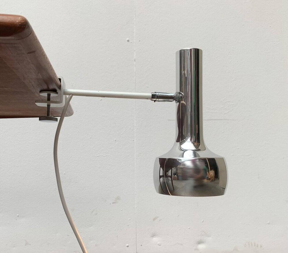 Swiss table lamp from the mid-century space age by SLZ Team for Swisslamps International.
