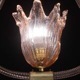 Pink Jewel Murano Glass Chandelier by Barovier e Toso, 1950s