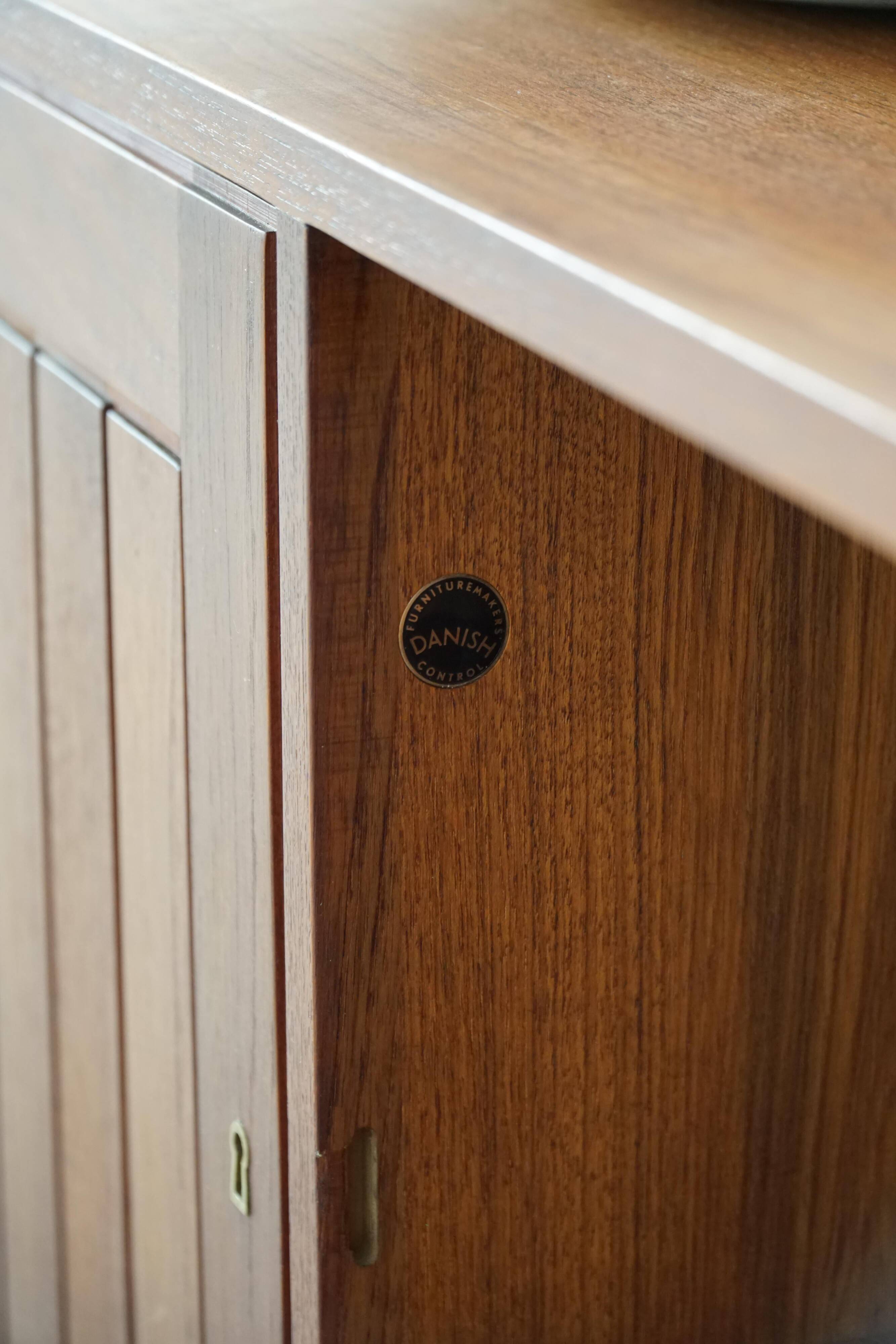 Kurt Østervig, teak buffet base, VAMO, modern Scandinavian mid-century, 1960s