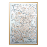Imprimée en 1906, carte de Montpellier, Hérault.
