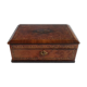 Old box row mail, jewelry, elm magnifying glass