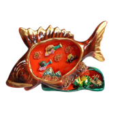 Lampe poisson Vallauris grande taille