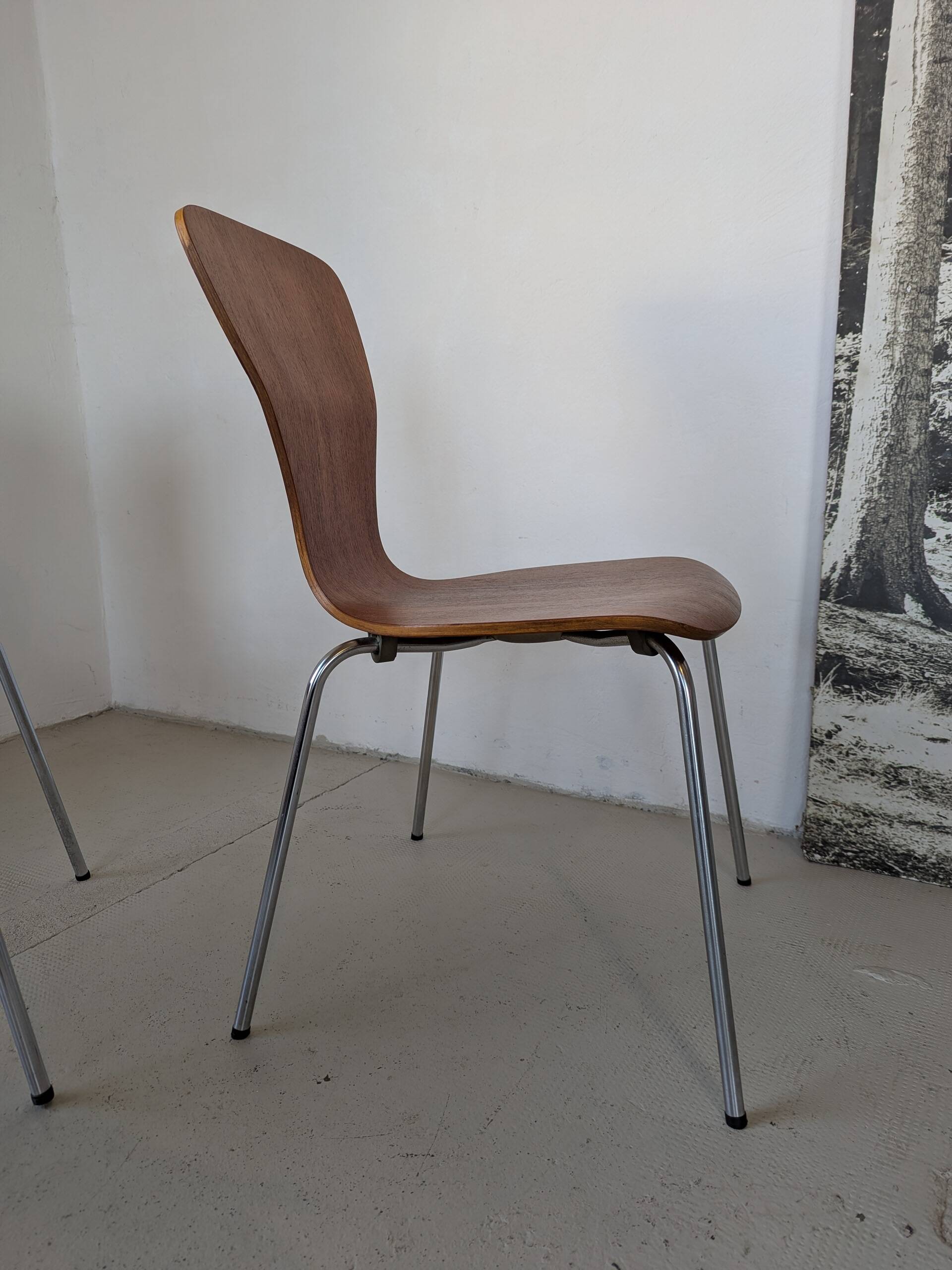 Paire de chaises en teck Tapio Wirkkala pour Asko