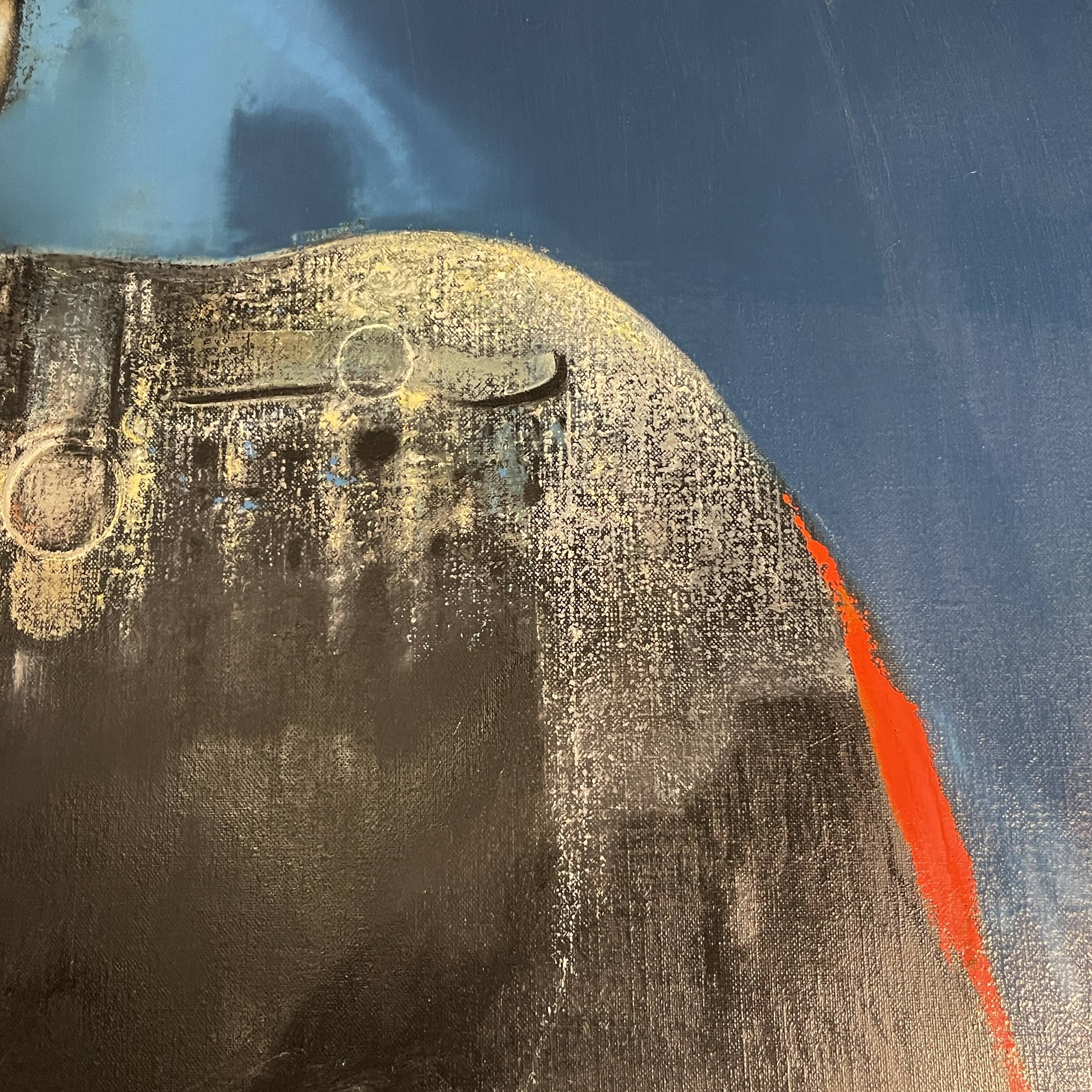 Realistic and fantastic painting, Michel Van de Velde 'Marine Metamorphosis' oil on canvas 1993