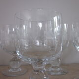 6 verres a vin ancien