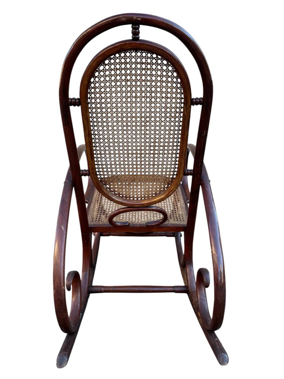 Set of 2 Thonet 19's Style Rocking Chairs
