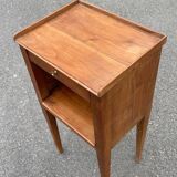 Classic solid wood bedside table