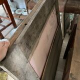 Wooded beveled mirror 85x97cm