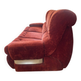 Canapé Space Age orange/rust