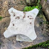Old reconstituted stone column Antique decor
