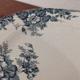 Compotier drageoir faience Saint Amand model Marie Louise signed