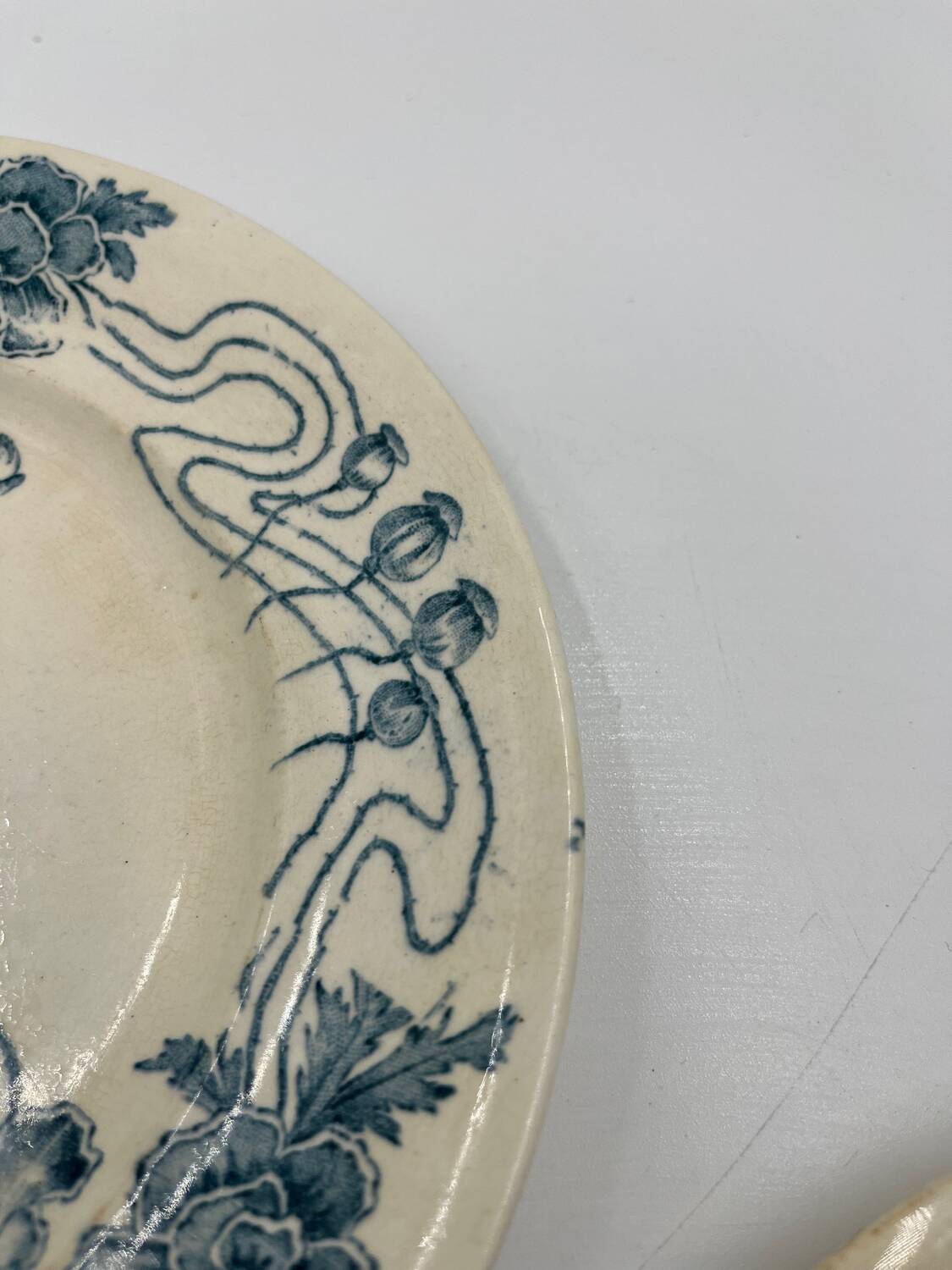 Lot de 3 assiettes Longwy