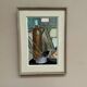 Original Swedish Oil on Canvas – “Still Life” by Harry Holmberg – Signed – Dated 1956 – Vintage & Framed – 47 × 34.5 cm (18.5" × 13.6")