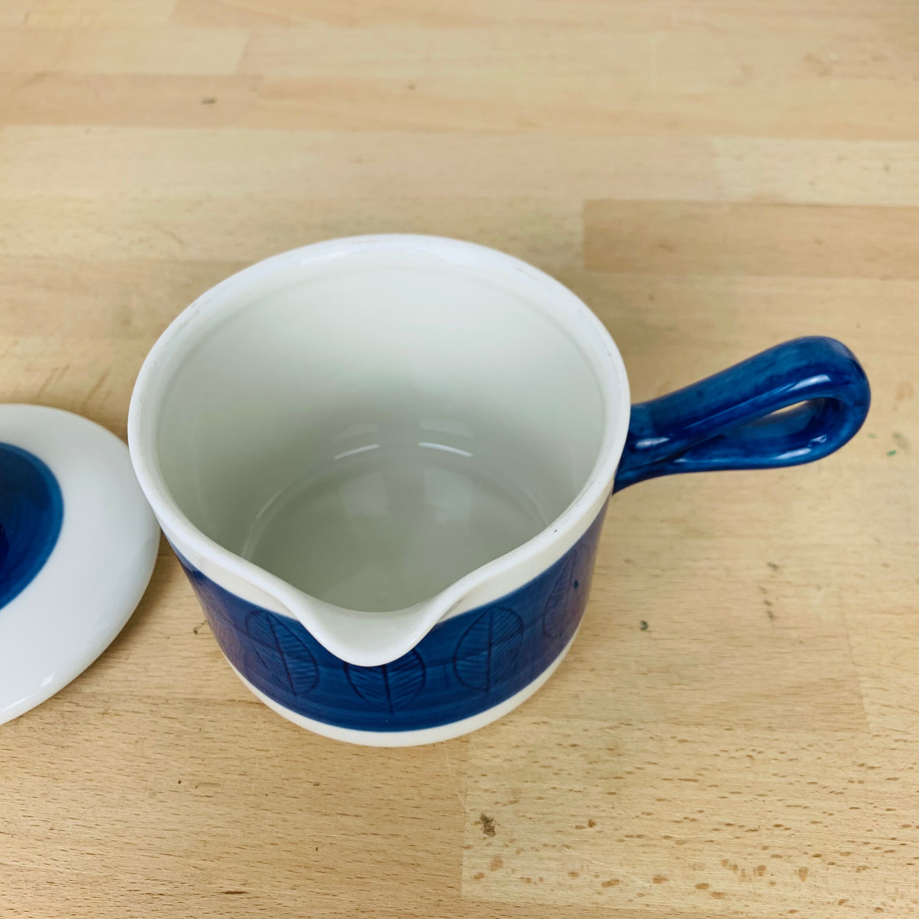 2 Koka ceramic saucières by Rörstrand Sweden, Scandinavian