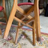 Set 4 chairs vintage bistro year 50/60