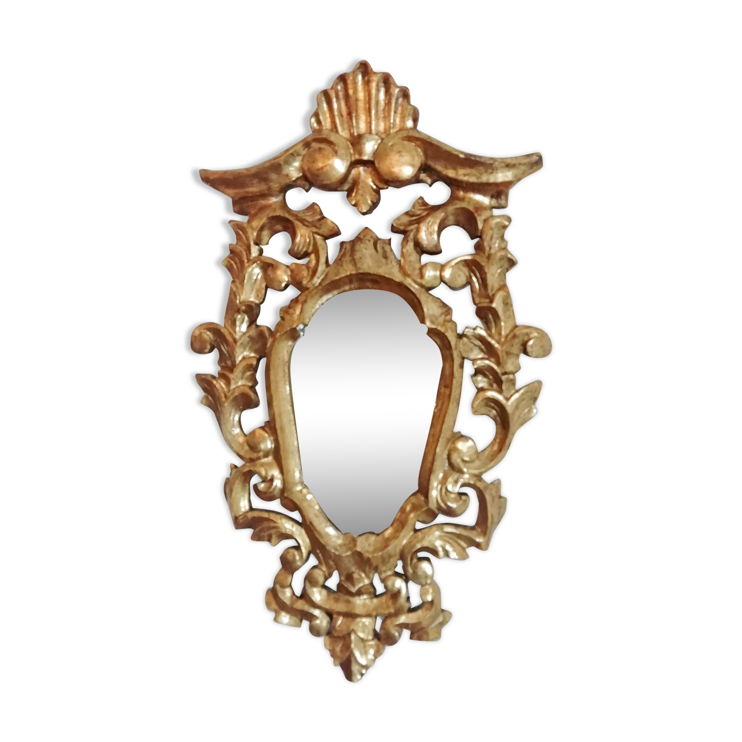 Spanish baroque mirror - 57x34cm
