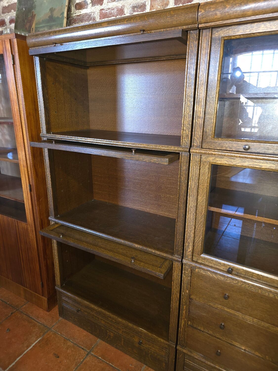 Modular bookshelf MD in oak