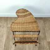 Magazine rack side table