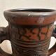 Jasba Vase 5005 - West Germany 60’s - Relief decor, Zoomorphic handles -