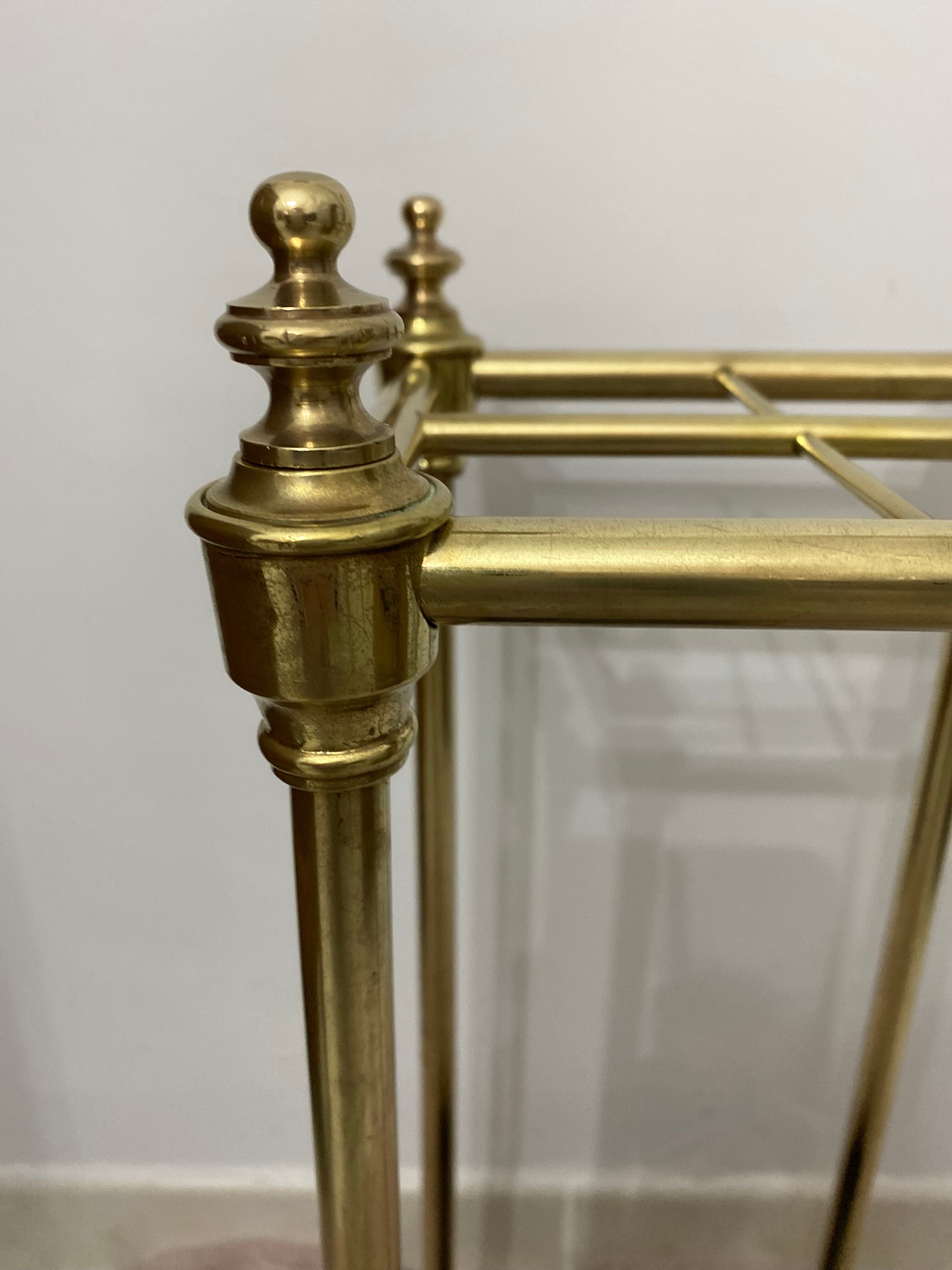 Brass umbrella holder