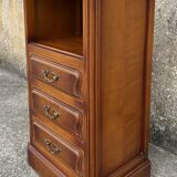 Bedside table, chest of drawers, occasional furniture, wood, vintage, 1960s.