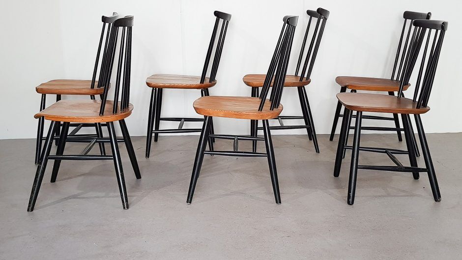 Set of 7 chairs back to bars Pastoe, Nesto et Tapiovaara