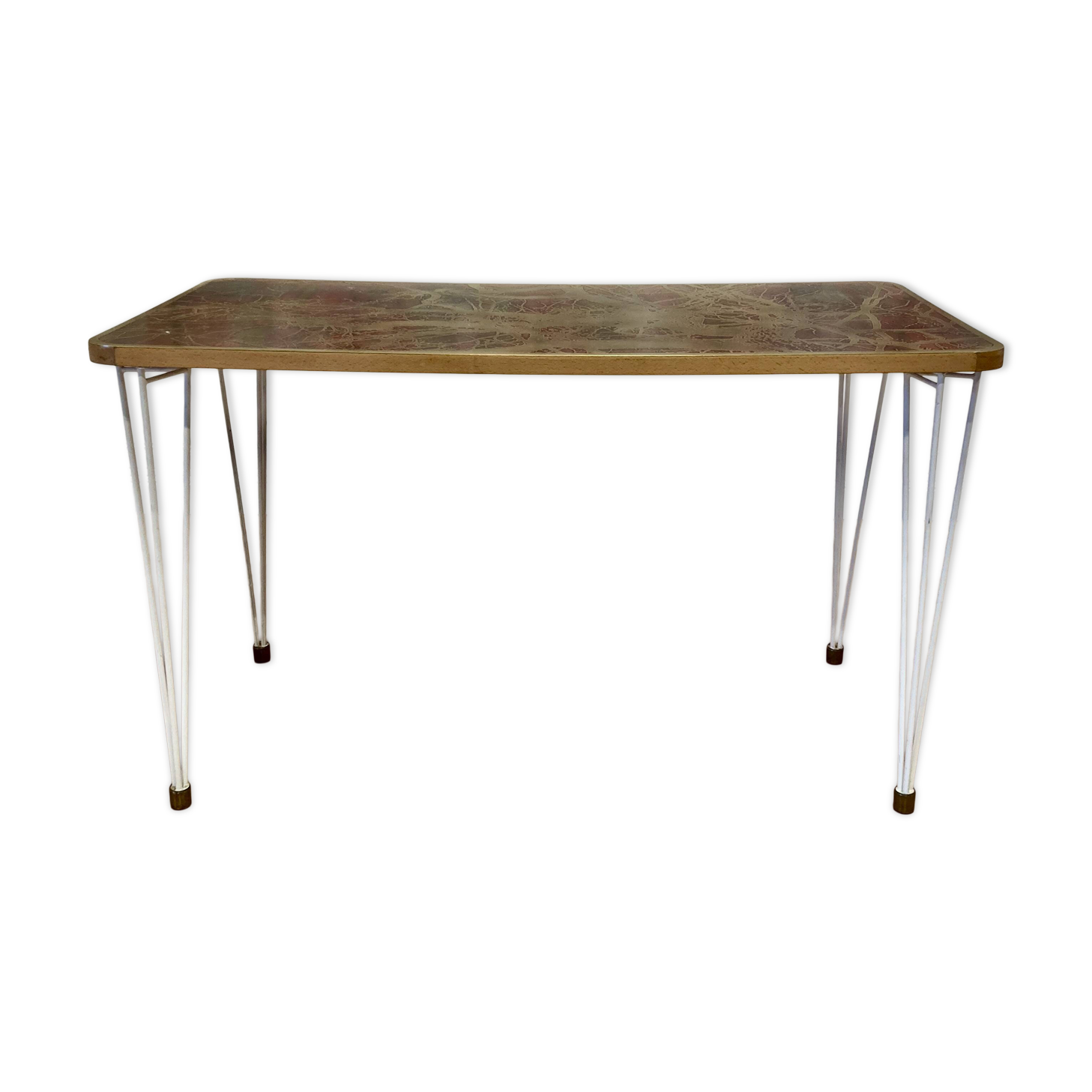 HIGH DESIGN TABLE WITH SCANDINAVIAN SIGNATURE 1950.