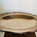 Silver metal tray