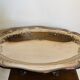 Silver metal tray