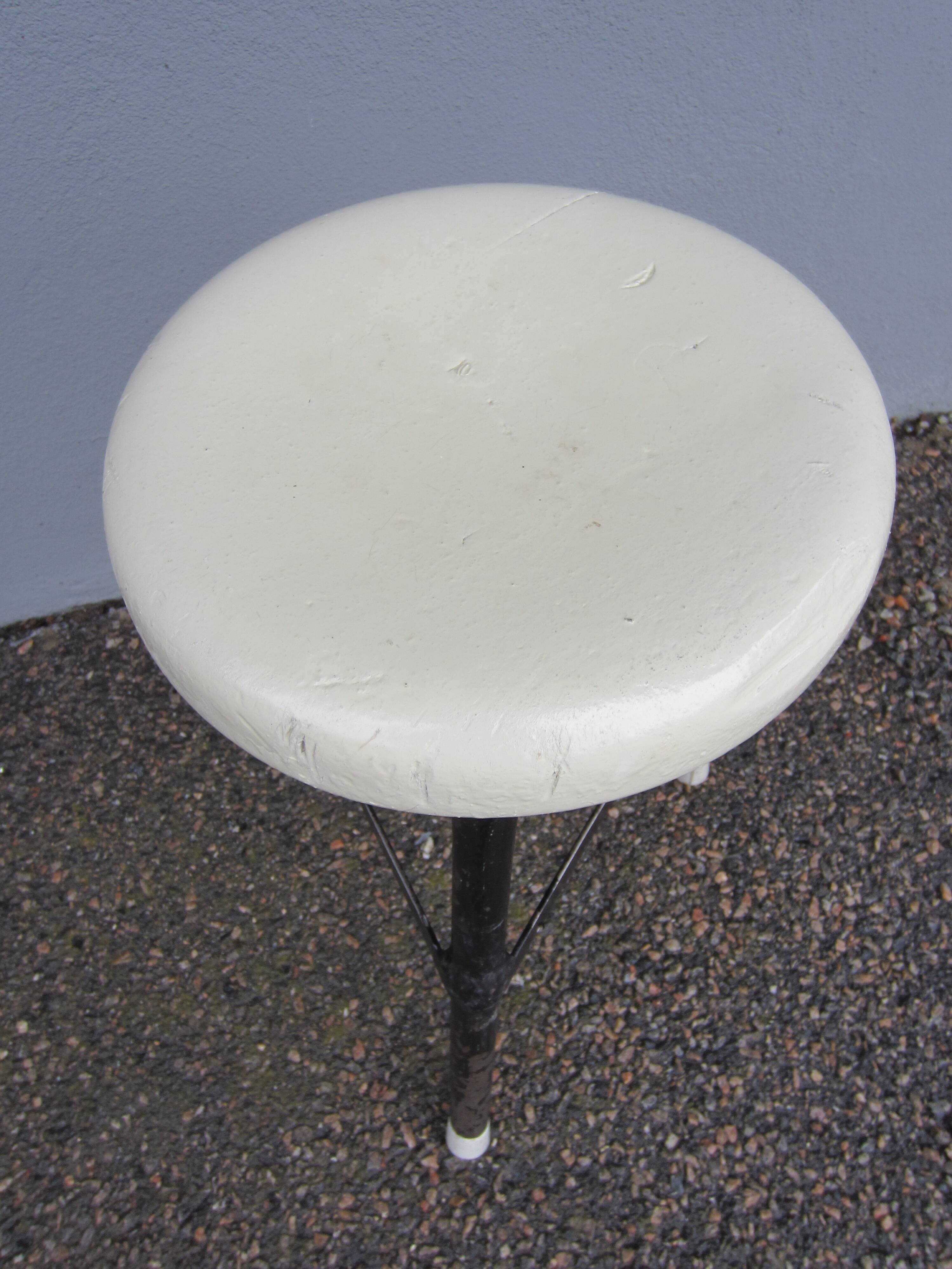 Scandinavian industrial stool from the 1930s.