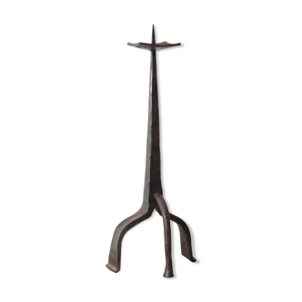 Cast iron tripod candle holder, 50s