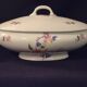 Oval soup tureen in Limoges porcelain, Salmon and Co (A525)