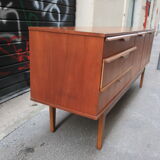 Row of the 1960s teak