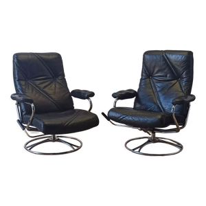 Fauteuils en cuir design scandinave