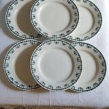 6 Céranord St Amand plates