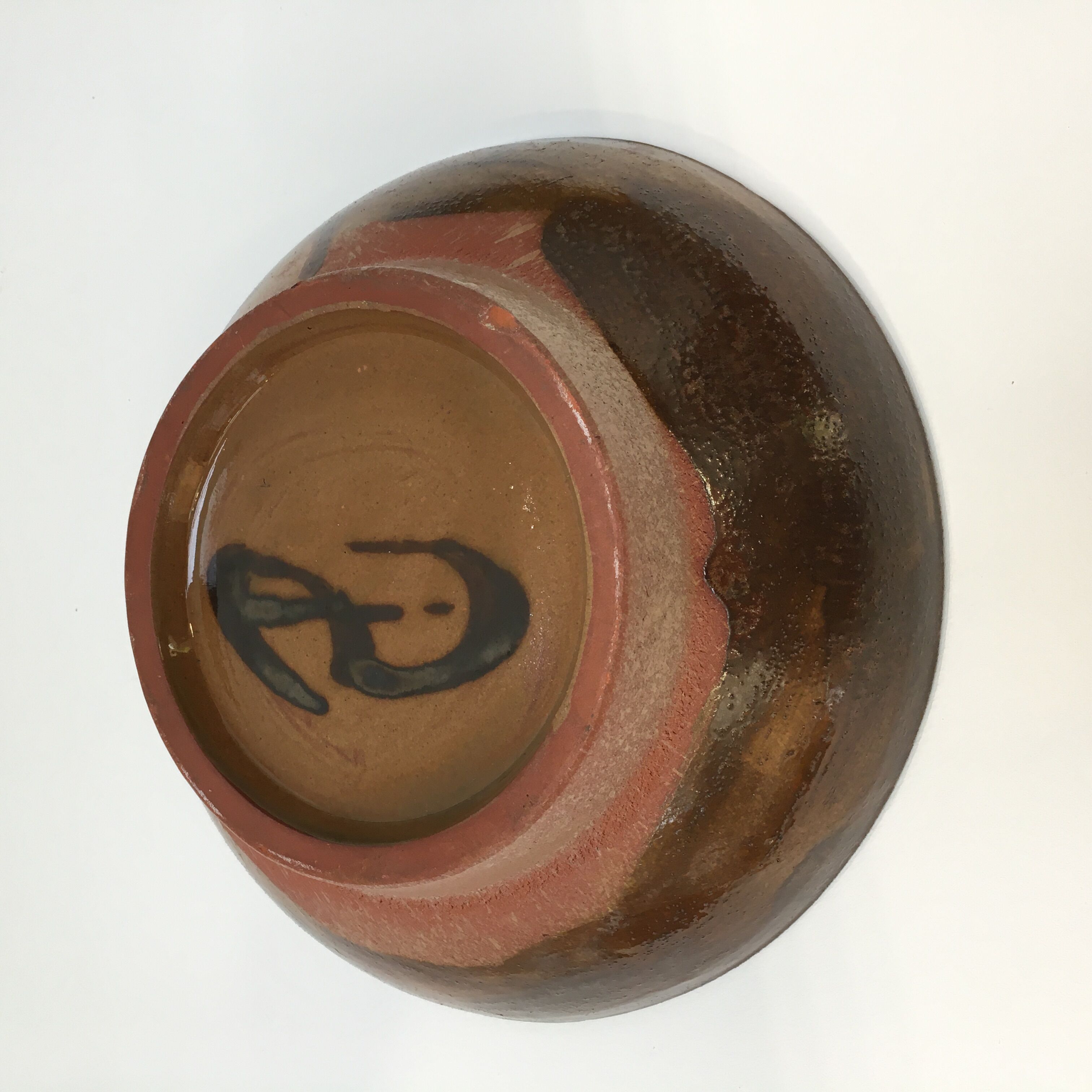 Sandstone dish signed