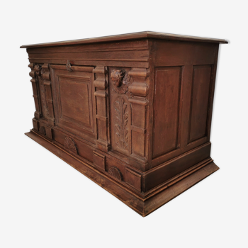 Oak office counter