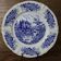 Vintage round dish Sarreguemines Castle model