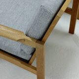 Lot of 2 capella chairs by Illum Wikkelso for N.Eilersen 1960s