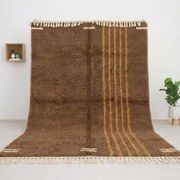 Tapis berbère en laine naturelle tissé main traditionnelle 2,5/3,5 m