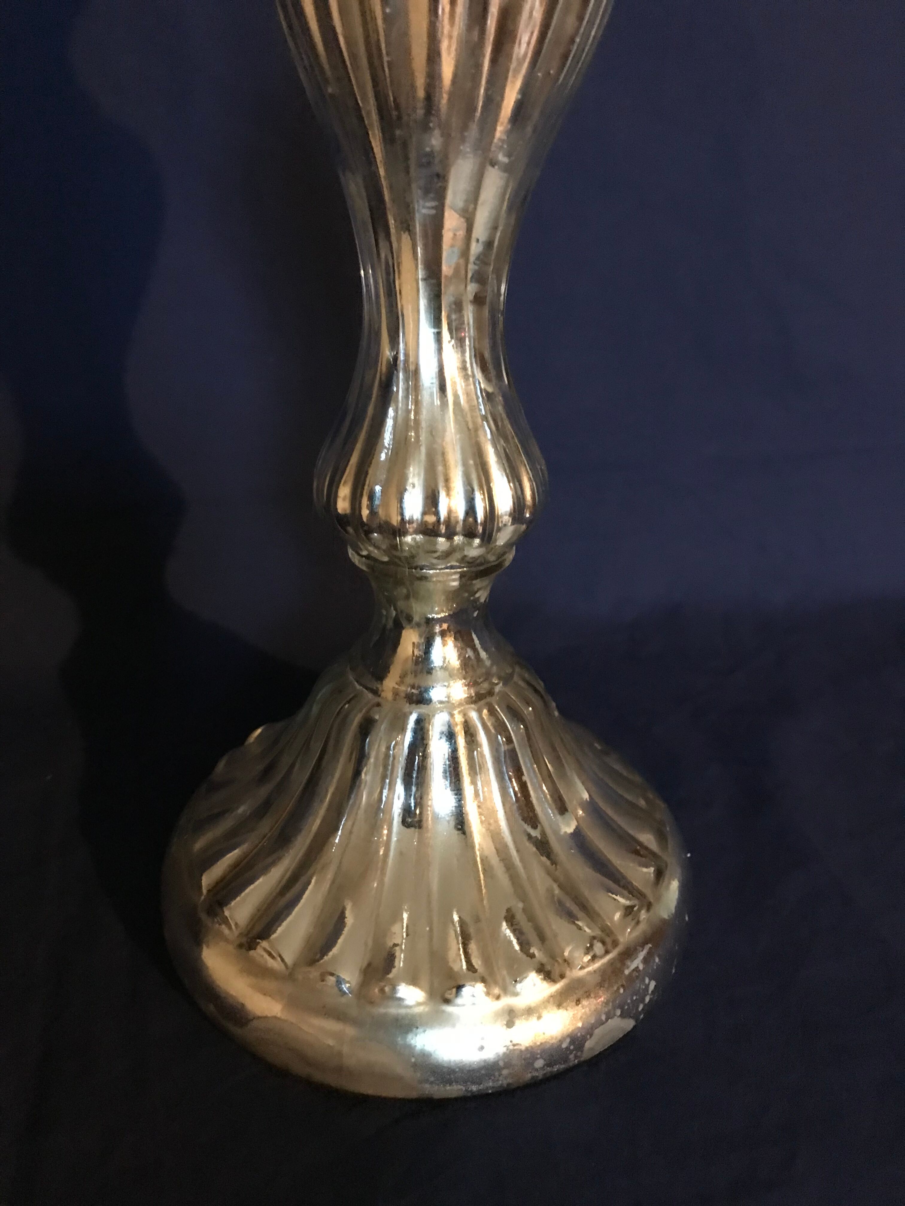 Mercurized candle holders